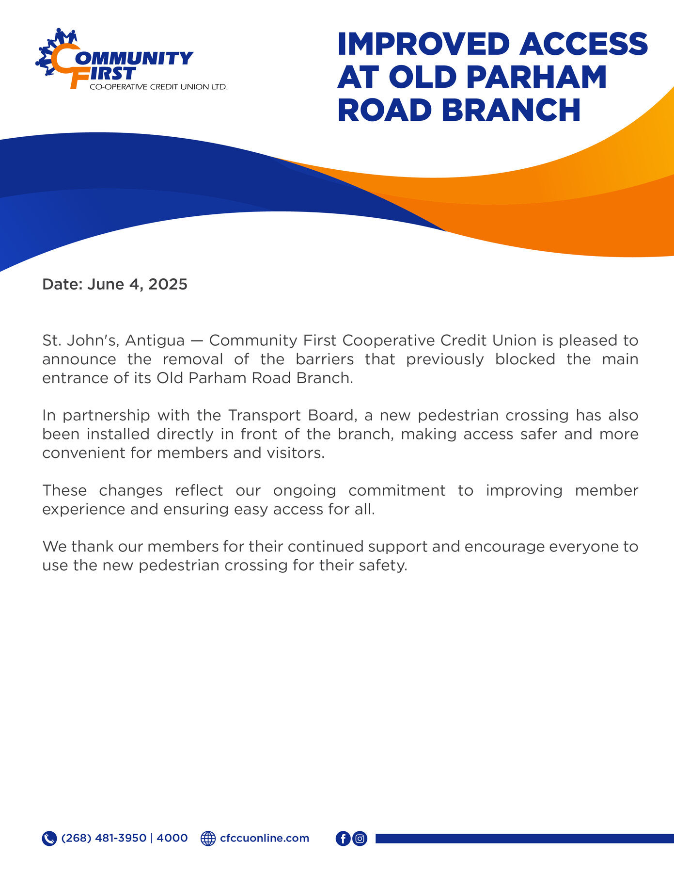 CFCCU Old Parham Road branch update