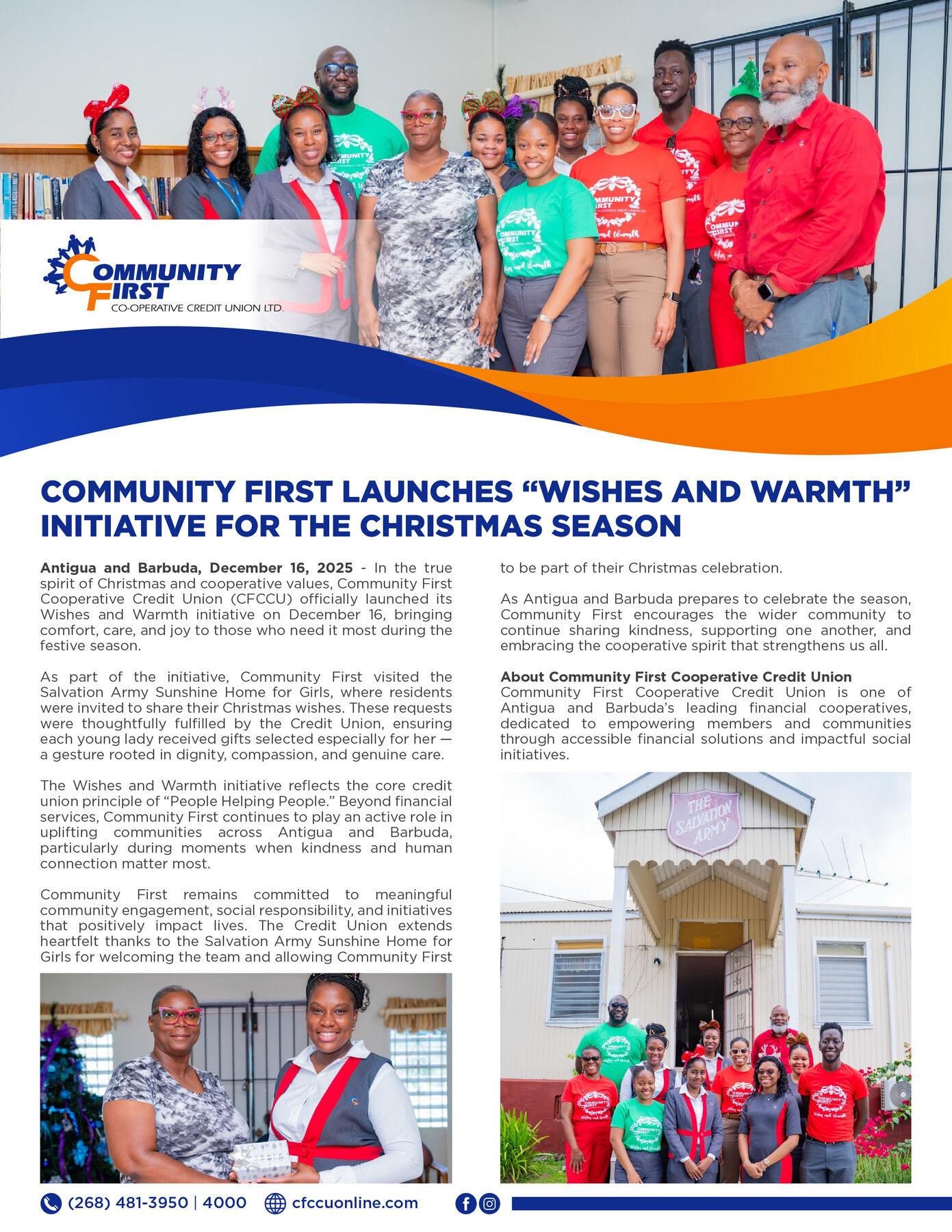 Community First Launches Wishes and Warmth Initiative